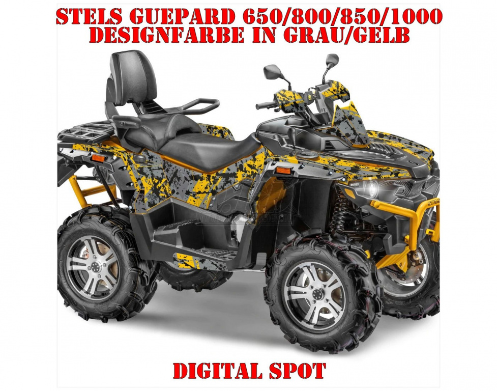 Digital Spot Grau-Gelb für Stels Guepard 650/800/850/1000